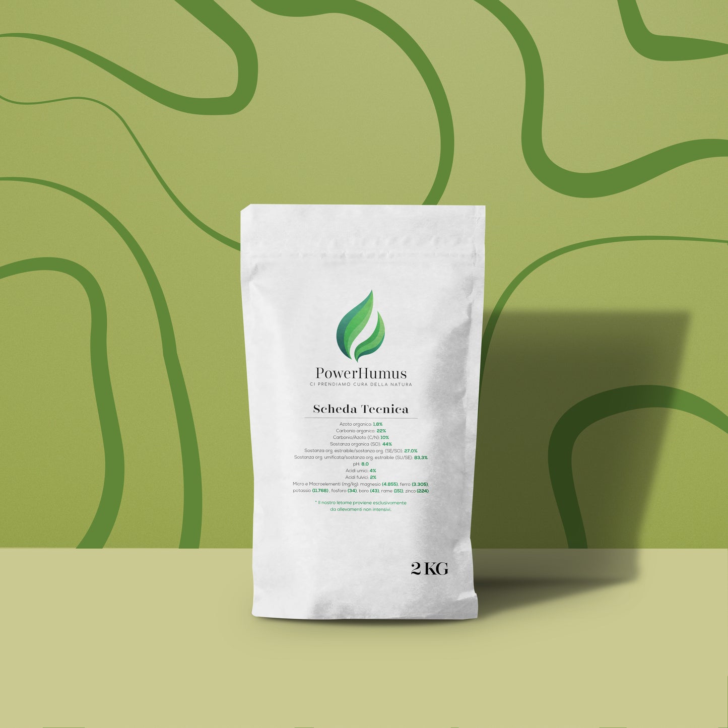 Power Humus – Ammendante organico naturale 2Kg